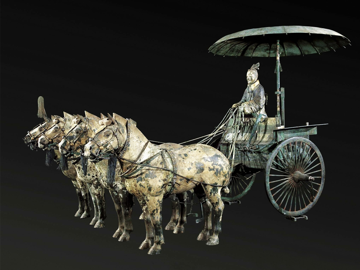 古代馬車(chē)和駕車(chē)手